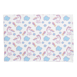 Unicorns And Clouds Pillowcase