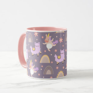 Unicorns And Llamas  Mug