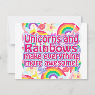 Unicorns and Rainbows