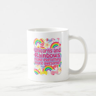 Unicorns and Rainbows Coffee Mug