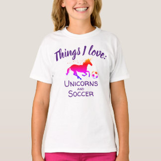 Unicorns and Soccer T-Shirt