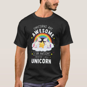 Unicorns Are Awesome I'm A Unicorn   Rainbow T-Shirt