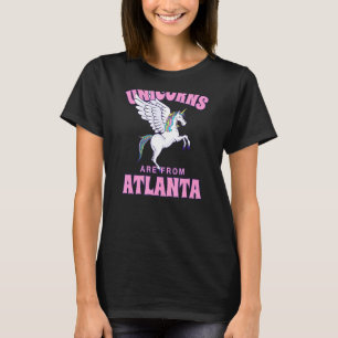 Unicorns Are From Atlanta Georgia Friends Ga Buddy T-Shirt