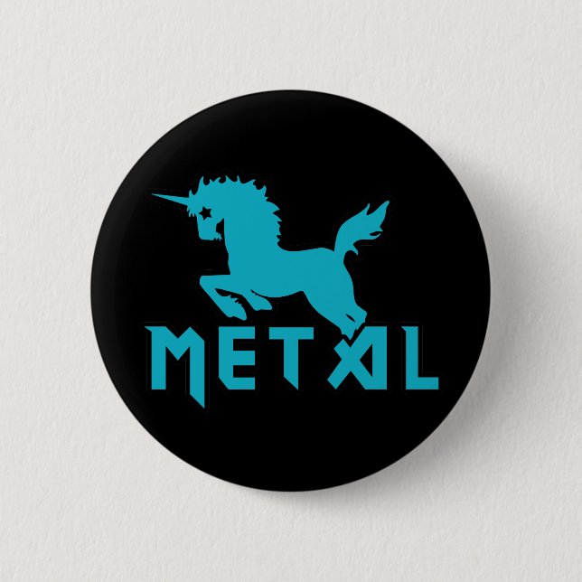 Unicorns are Metal 6 Cm Round Badge (Front)