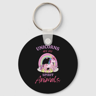  Unicorns Are My Spirit Animals     Key Ring