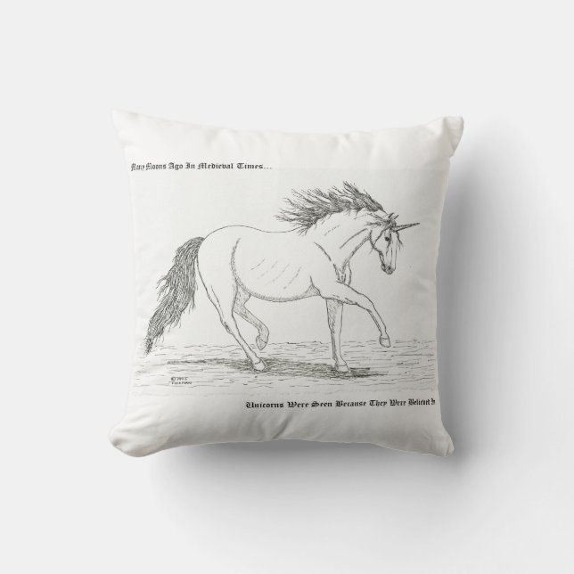 Unicorns Are Real Cushion (Front)