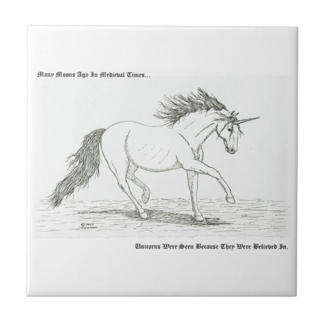 Unicorns Are Real Tile (Front)