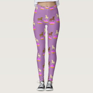 Unicorns Art Sweet Donuts Leggings