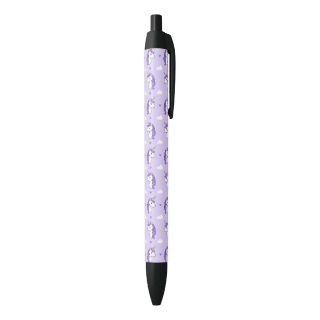 Unicorns Black Ink Pen (Bottom (Vertical))