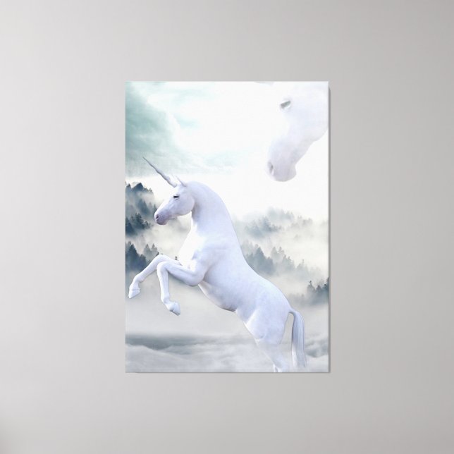 Unicorns Canvas Print (Front)