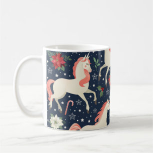 Unicorns Christmas: Middle Ages Print Coffee Mug