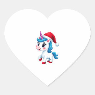 Unicorns Christmas_Santa Claus Unicorn Tank Top (1 Heart Sticker