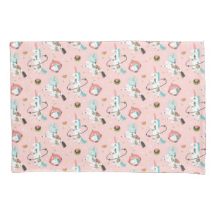 Unicorns In Space Pattern Pillowcase