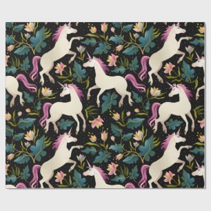 Unicorns in the Forest Wrapping Paper