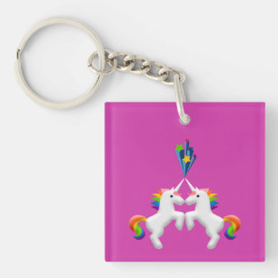 Unicorns Key Ring