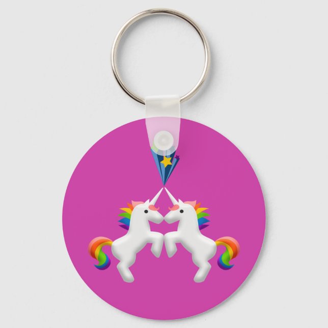 Unicorns Key Ring (Front)