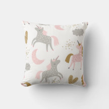 Unicorns Magical Pink Grey Boho Girly Cute