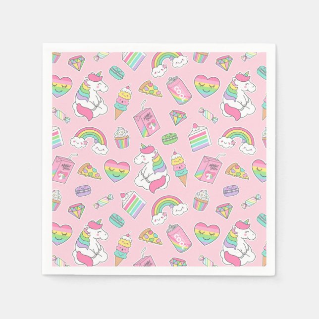 Unicorns Napkin (Front)