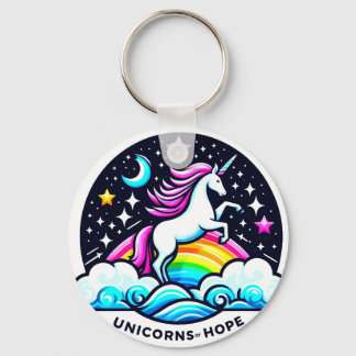 Unicorns of Hope Key Ring