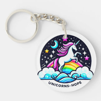 Unicorns of Hope Key Ring