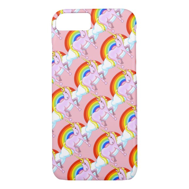 Unicorns on Rainbows Cell Phone Case (Back)