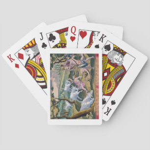 Unicorns on the Banks of the Indus, Hunted by Perm Playing Cards