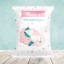 Unicorns Party Favours Bag Chips Bag Wrapper