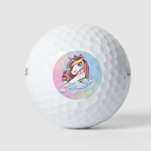 Unicorns & Rainbows Golf Balls