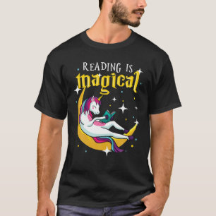 Unicorns Reading Is Magical Teacher Back To School T-Shirt