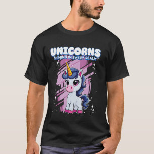 Unicorns Shining In Every Realm Unicorn T-Shirt