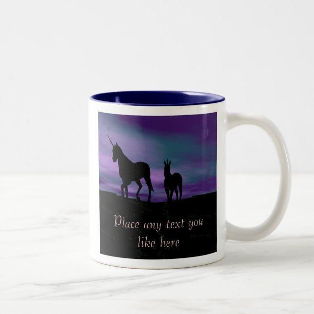 Unicorns Siluet mug (Right)