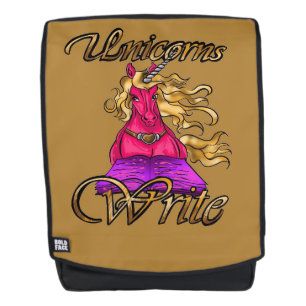 Unicorns Write Backpack