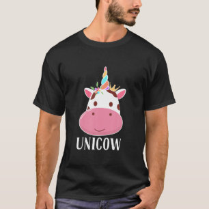 Unicow - Funny Cow Lover Gifts Cute Cow Outfit Cow T-Shirt