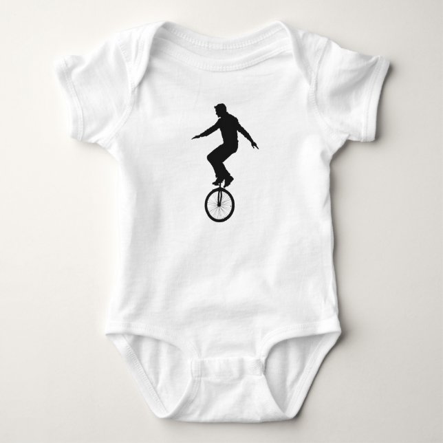 Unicycle Baby Bodysuit (Front)