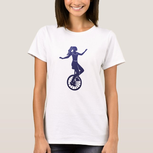 Unicycle Girl T-Shirt (Front)