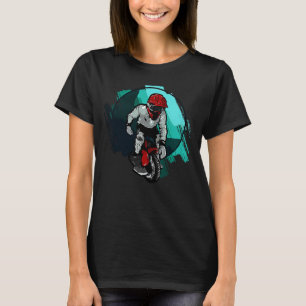 Unicycle Stunt Helmet T-Shirt