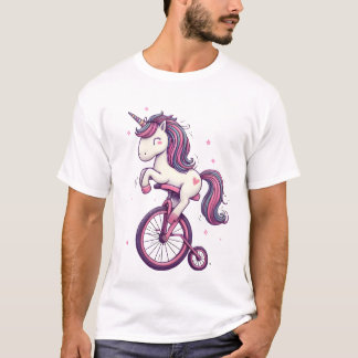 Unicycle Unicorn Magic T-Shirt