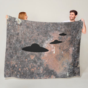Unidentified Flying Object Fleece Blanket