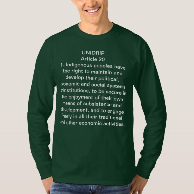 UNIDRIP Article 20 T-Shirt (Front)