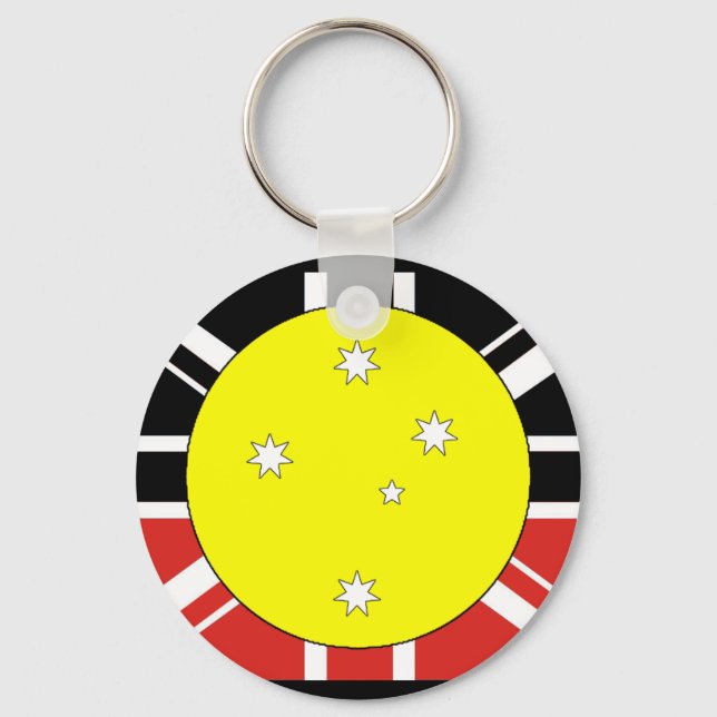 Unification flag of Australia Key Ring (Front)