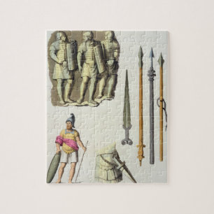 Uniform and weapons of Roman legionaries, from 'Le Jigsaw Puzzle