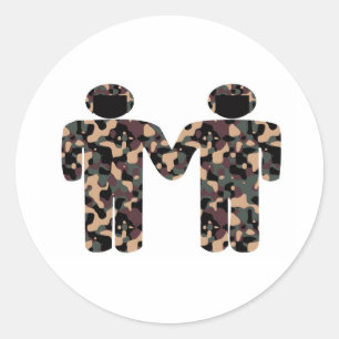 Uniform Gays Classic Round Sticker