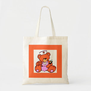 Uniform Nurse Bear Tote Bag