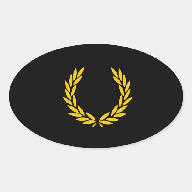 Uniform Pride Oval Sticker (Front)