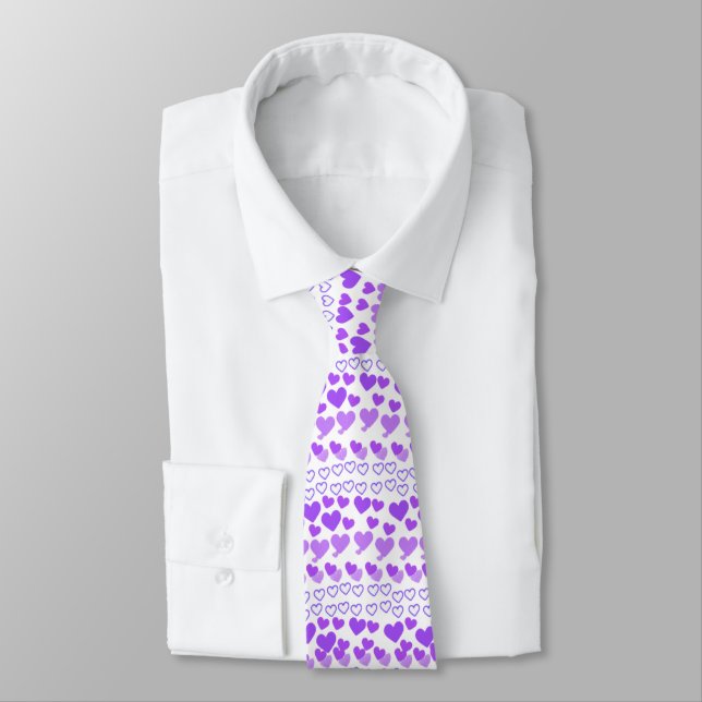 Uniformed Purple Heart Tie (Tied)