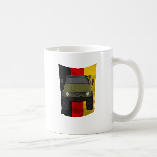 Unimog German Flag Coffee Mug (Right)