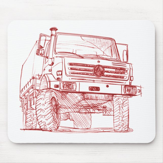 Unimog U5000 Mouse Mat (Front)
