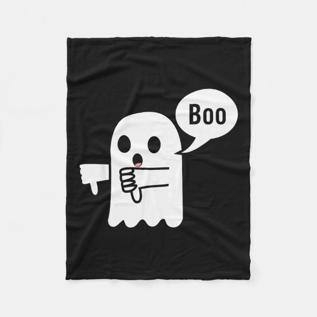 Unimpressed Ghost 2025  Fleece Blanket (Front)