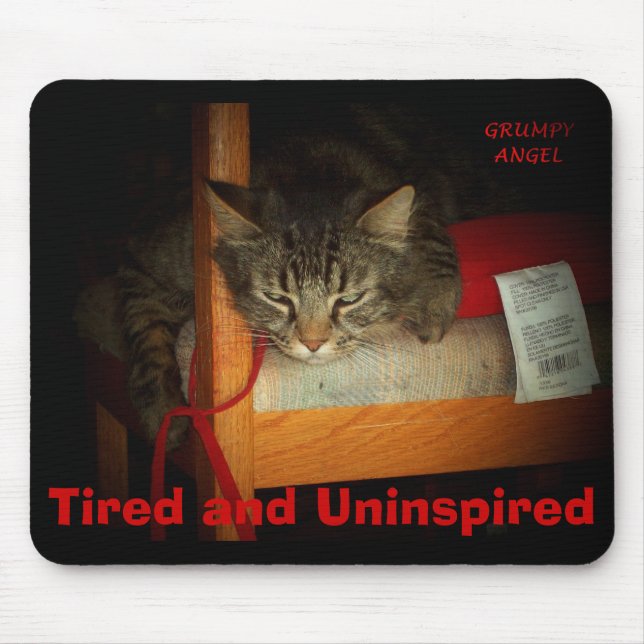 Uninspired Angel Mouse Mat (Front)