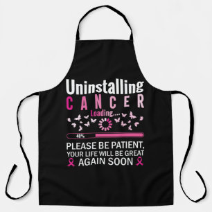 uninstalling cancer loading breast cancer awarenes apron